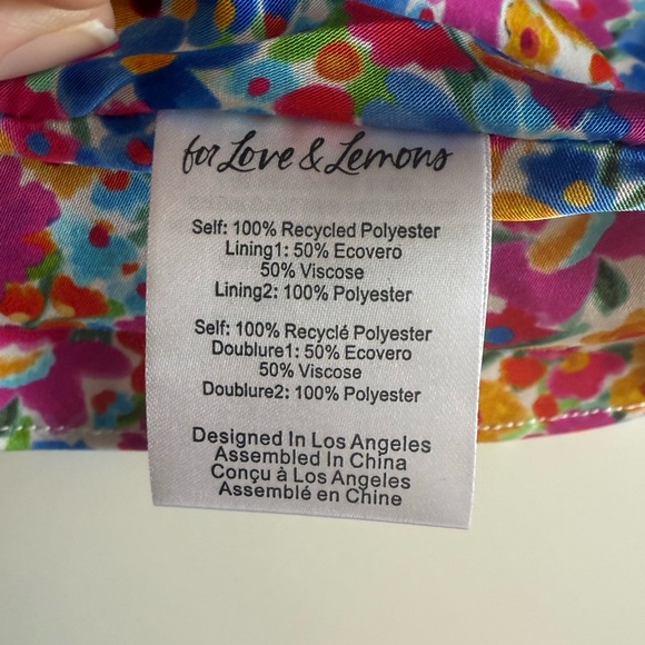 For Love And Lemons Multicolor Floral Dress - Picture 8 of 9